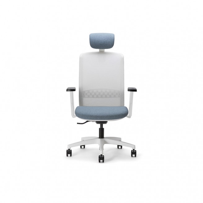 Scaun managerial Nahu Essential Halley White 01 PT